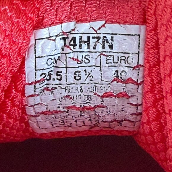 Asics Gel Kayano 21 Athletic Running Shoes Womens 8.5 Green Coral Low Top - Picture 5 of 10